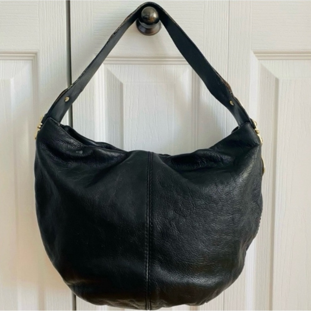 Michael Kors Black Leather Shoulder Bag